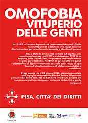 28 Giugno 2010 – Pisa - Omofobia, vituperio delle genti