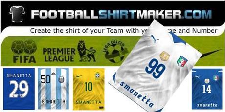 Crea la tua maglia da calcio su FootballShirtMaker