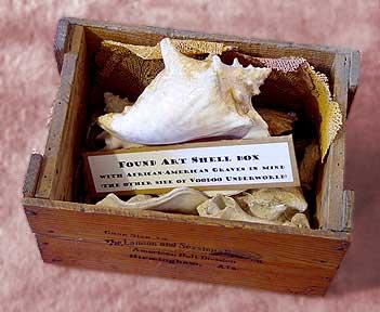 found art shell box