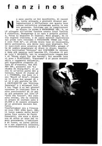 VM, un altra fanzine new wave post punk