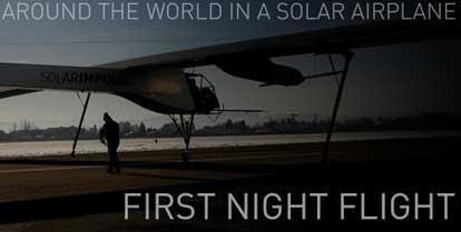 Aereo fotovoltaico: una notte meravigliosa con il Solar Impulse