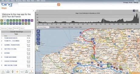 Il nuovo servizio di Bing per seguire il Tour de France
