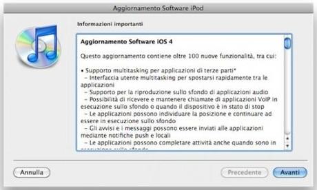 iOS 4.0 finalmente disponibile per iPhone ed iPod touch