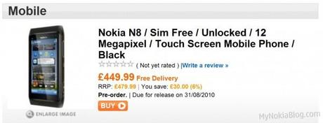 Quando esce Nokia N8? Il 31 Agosto! Quando esce Nokia N8? Il 31 Agosto!