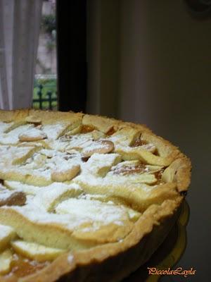 Crostata con Marmellata di Arance Amare, Mele e Mandorle