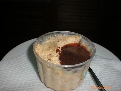 Parfait di Mandorle con Salsa al Cioccolato