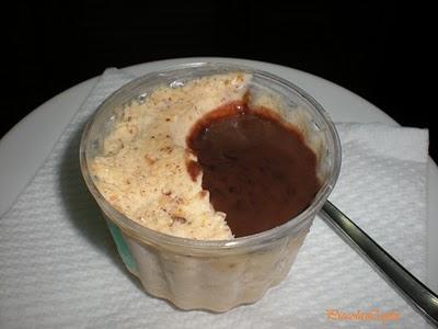 Parfait di Mandorle con Salsa al Cioccolato