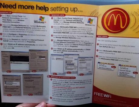 connettersi da McDonald’s in WiFi? Mica facile!!! connettersi da McDonald’s in WiFi? Mica facile!!!
