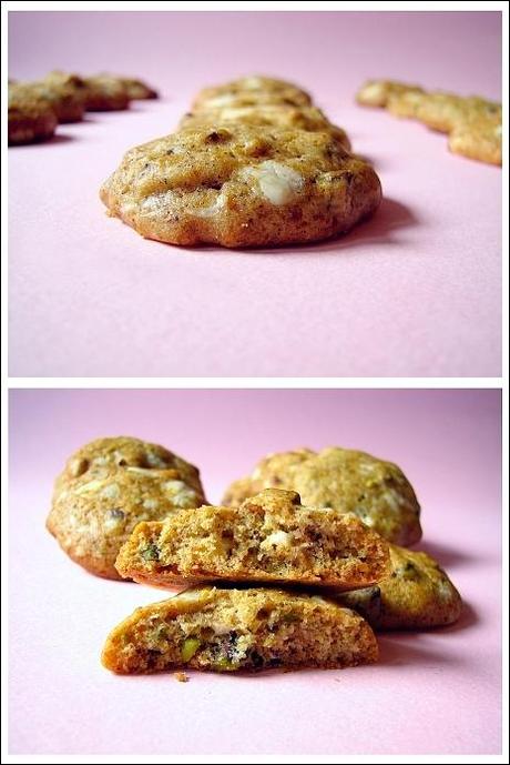 Cookies con Cioccolato Bianco e Pistacchi