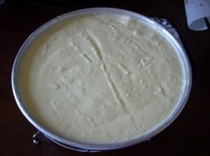 TORTA GAUGUIN (cheesecake con pesche,aromatizzato alla cannella, menta e lime)