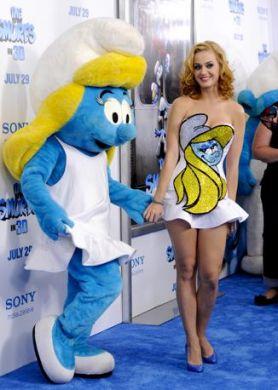 Katy Perry at SMURFS premiere