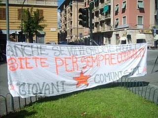 Genova 2011. I Giovani Comunisti motore del movimento dei movimenti