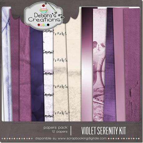Preview Violet Serenity Kit - Paper pack