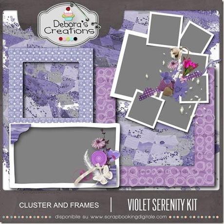 Preview Violet Serenity Kit - Cluster and Frames