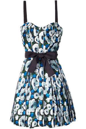 Gossip Girl 5: Blair Waldorf in Blue Dress from Vuitton Resort 2011