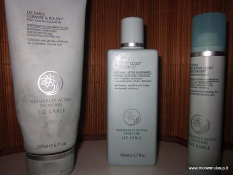 Review Liz Earle: Cleanse&Polish;+Instant Boost Skin Tonic+Skin Repair Light Moisturiser