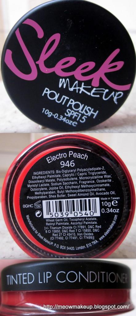 Elettro Peach Sleek: Review Pout Polish + Sheer Cover Lipstick