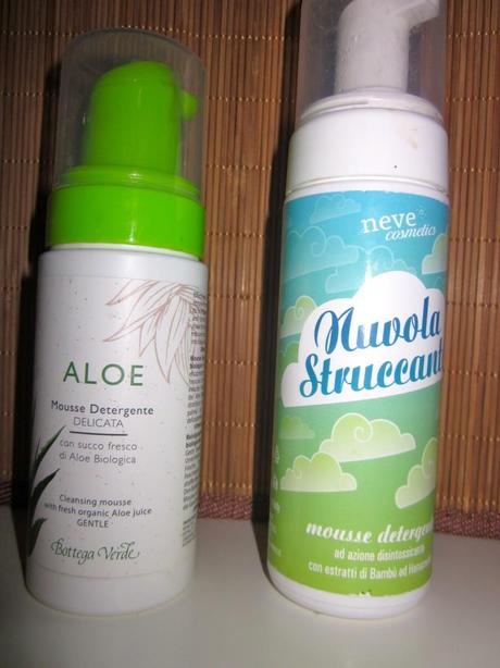 Nuvola Struccante VS Mousse all’Aloe BV