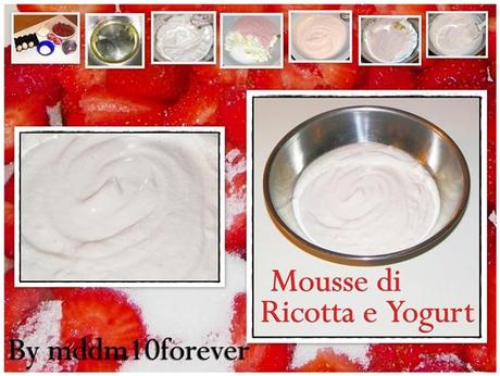 VERRINE DI MOUSSE CON LE FRAGOLE VERRINE DI MOUSSE CON LE FRAGOLE