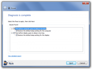 Options3 Options3 300x227 Come aumentare durata e autonomia della batteria di Notebook e Netbook con Microsoft Fix IT