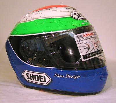 Shoei X-Spirit II L.Marconi 2011 by Mau Design Shoei X-Spirit II L.Marconi 2011 by Mau Design