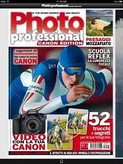 Per i possessori di sistemi fotografici Canon, la rivista Photo Professional - Canon Edition.