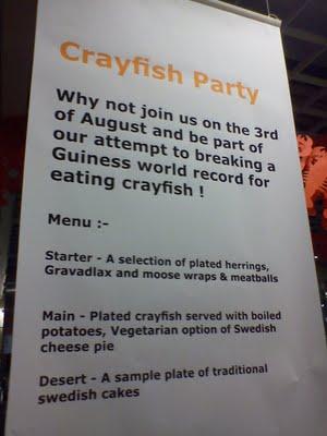Ikea Crayfish Party