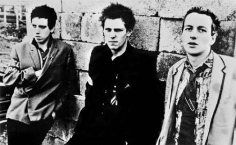 The Clash - Joe Strummer, Mick Jones et Paul Simonon. 1978, AFP
