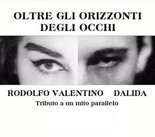 Dalida e Rudy Valentino un mito parallelo in un video attraverso l'immaginario della Rete