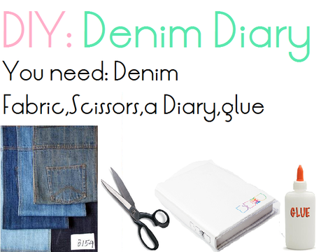 (SCHOOL) DIY: Denim Diary!
