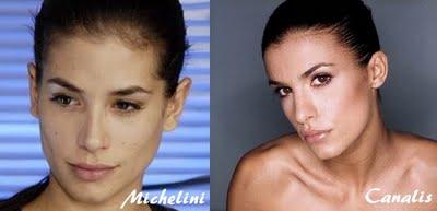 Giulia Michelini ed Elisabetta Canalis sono praticamente uguali!