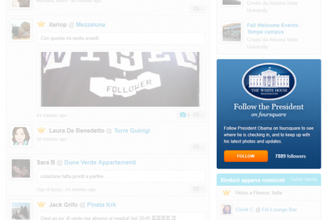 La campagna elettorale di Obama ricomincia anche da Foursquare