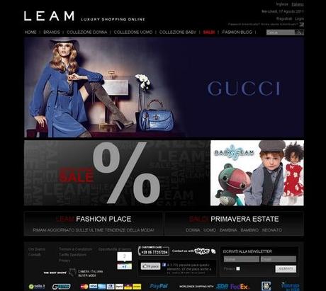 Leam.com// i migliori brand con sconti fino al 50%
