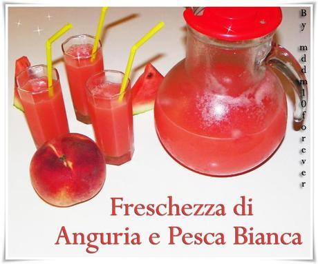 FRESCHEZZA DI ANGURIA E PESCA BIANCA FRESCHEZZA DI ANGURIA E PESCA BIANCA
