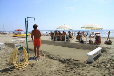 torneo di bocce al Bagno Carlo