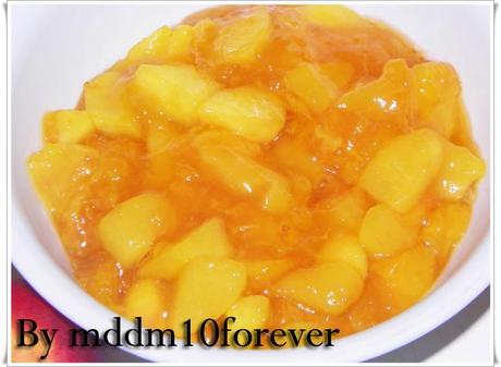 COMPOSTA DI PESCA GIALLA COMPOSTA DI PESCA GIALLA