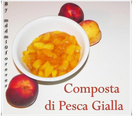 COMPOSTA DI PESCA GIALLA COMPOSTA DI PESCA GIALLA