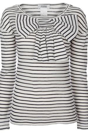 Sonia by Sonia Rykiel Striped Bow Front Top