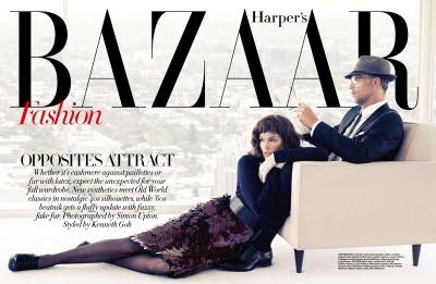 Cover Girl/ Cindy Crawford su Harper's Bazaar