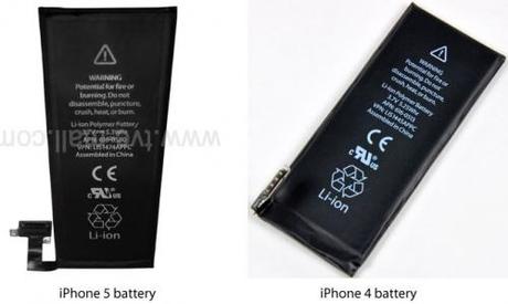 iPhone 5 : La batteria e la fotocamera visti da vicino : Foto e differenze iPhone 4