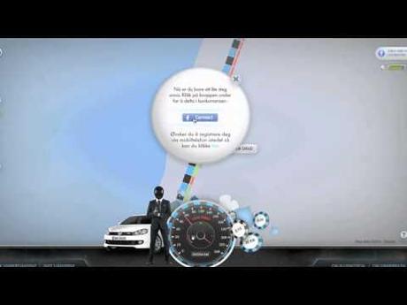 Bluemotion Roulette Game: mashup Google Maps / Facebook