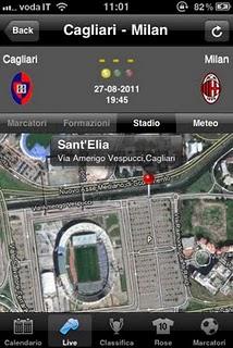 Segui tutti i gol delle seria A e B con l'app Diretta Calcio Live.