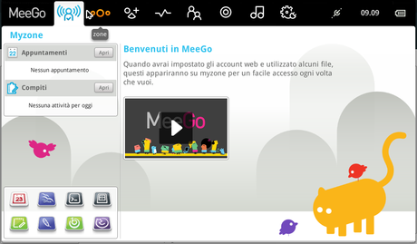 MeeGo Theme / Tema Moblin per tablet Meego