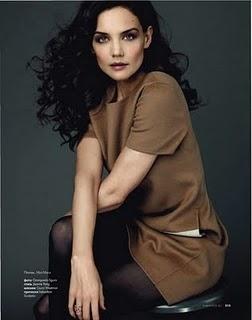 Katie Holmes su Elle Russia