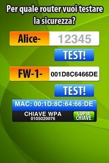 L'app TROVA-CHIAVI WPA OFFLINE