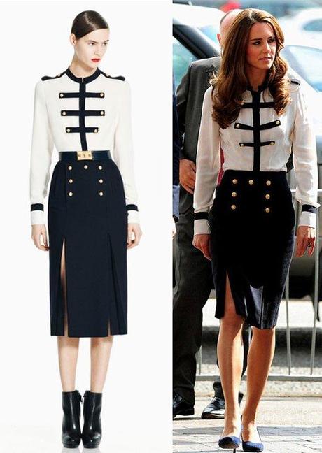 FASHION ICON | Kate Middleton e il military mood Alexander McQueen