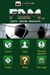 Il fantacalcio con l'app Fanta Dream Manager.