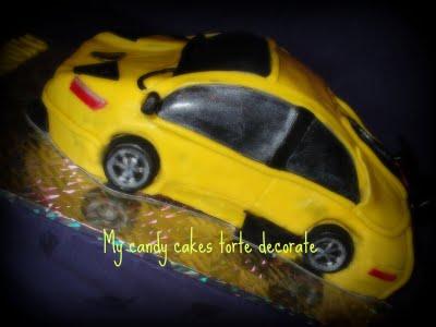 Lamborghini cake 3D - Torta Lamborghini 3D