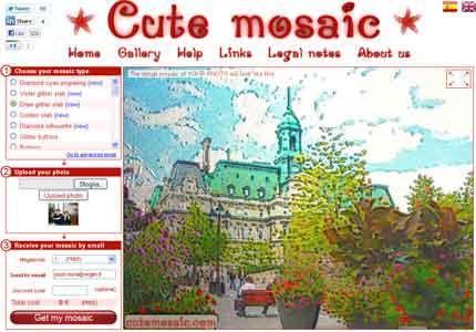 mosaic2 Cutemosaic: crea mosaici artistici dalle tue fotografie