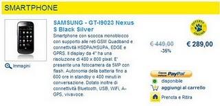 Samsung Wave II e Nexus S in offerta da Euronics